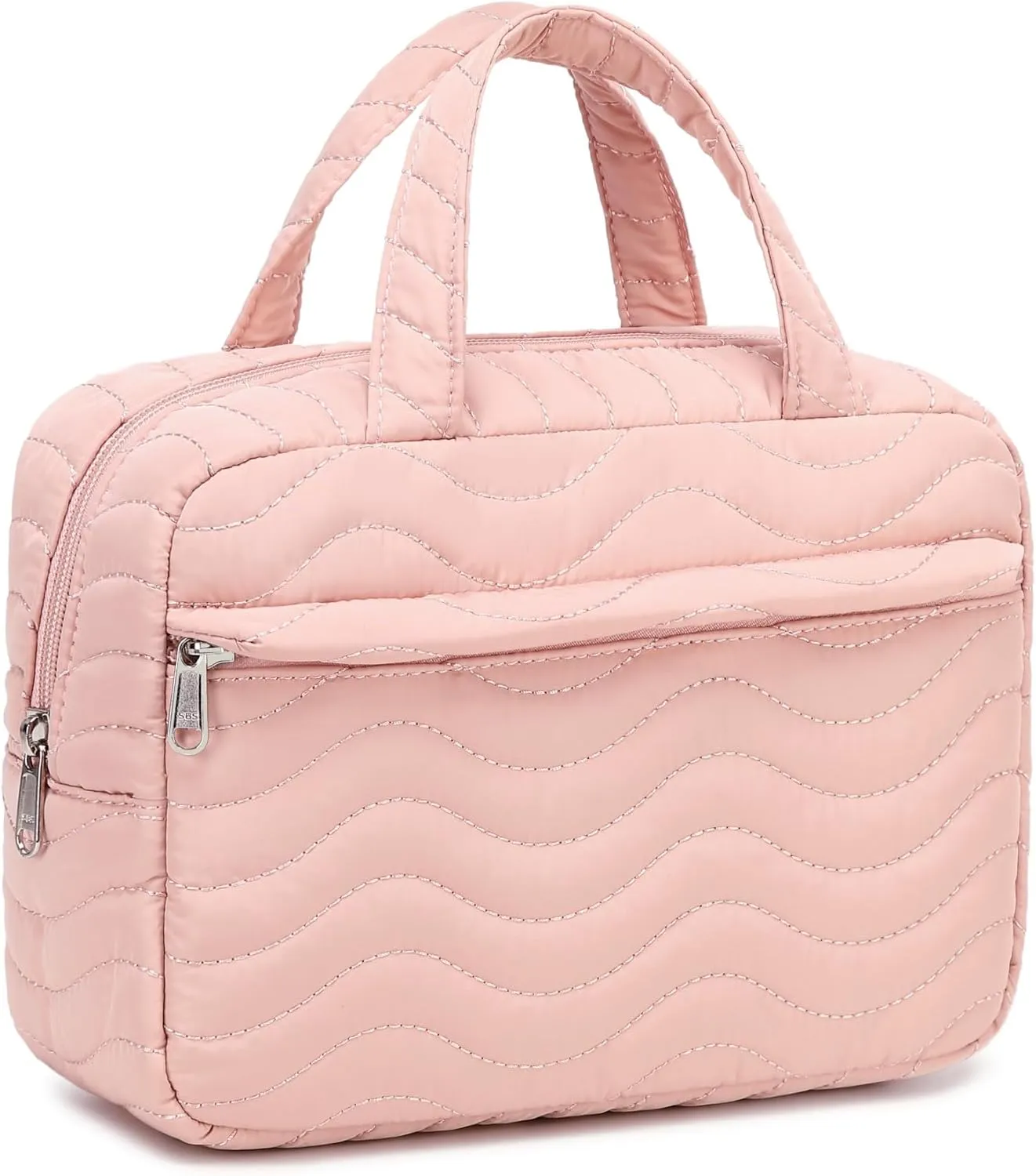 LOIDOU Christmas Gift Makeup Bag for Women Girls Quilted Cosmetic purse Makeup Organizer Bag Zipper Pouch Travel Essentials