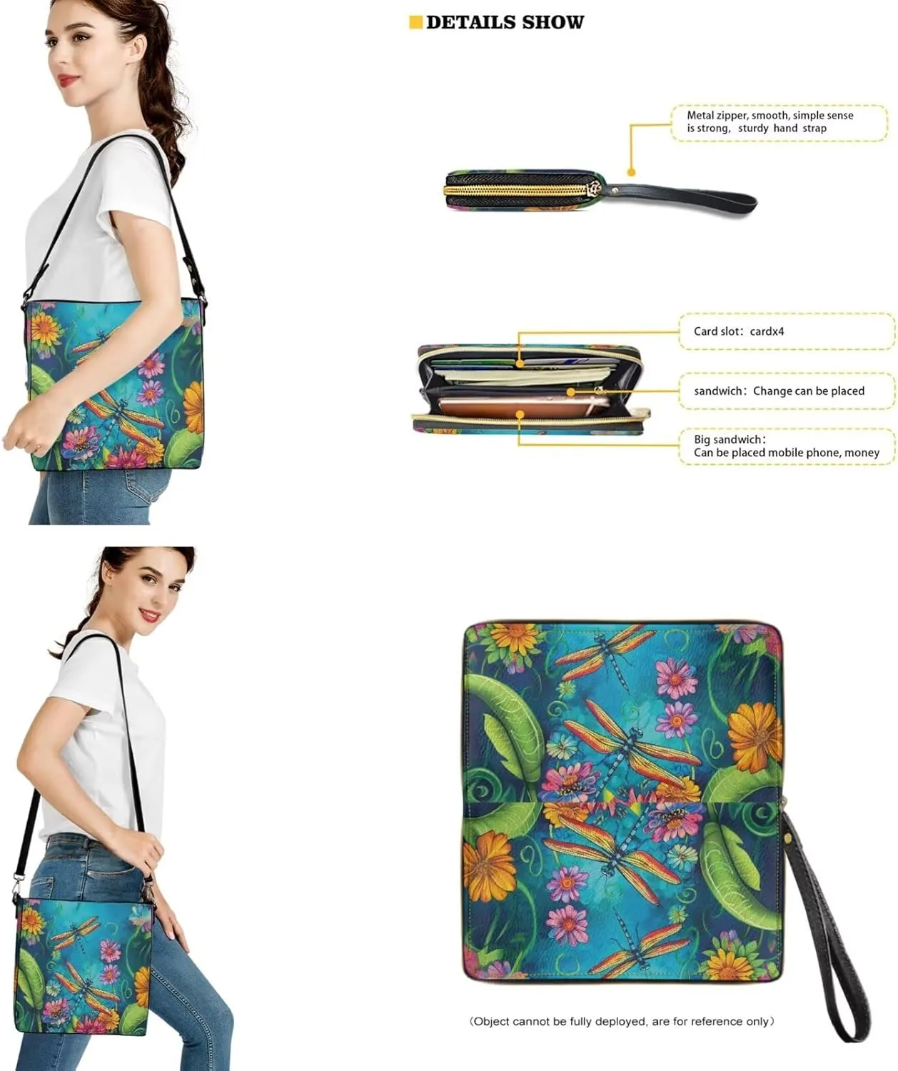 Lotusorchid Leather Bucket Handbags for Women, Crossbody Hobo Handbags Satchel Bag with Matching Wallet Detachable Strap