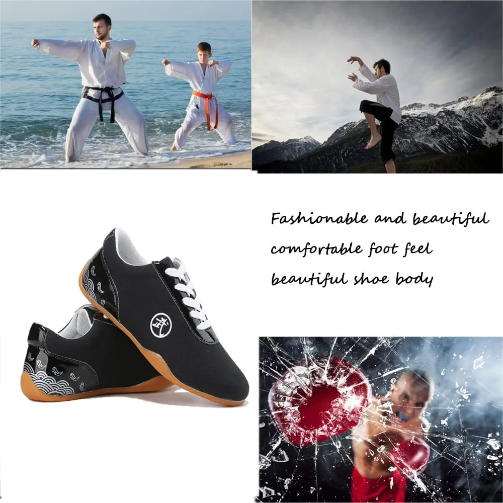 Men Adults Chinese Tai-Chi Wu Shu Kung Fu Shoes,Slip-on Style, Casual,Suitable for Indoor/Outdoor use.