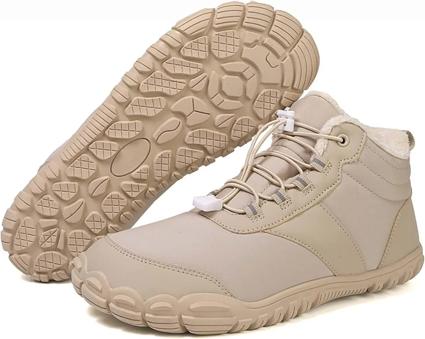 Men Work Boots Waterproof Hiking Sneakers Comfortable Warm Women's Working Shoes Insulated Waterproof Outdoor Shoes Leather Comfortable Hike Grounded Footwear