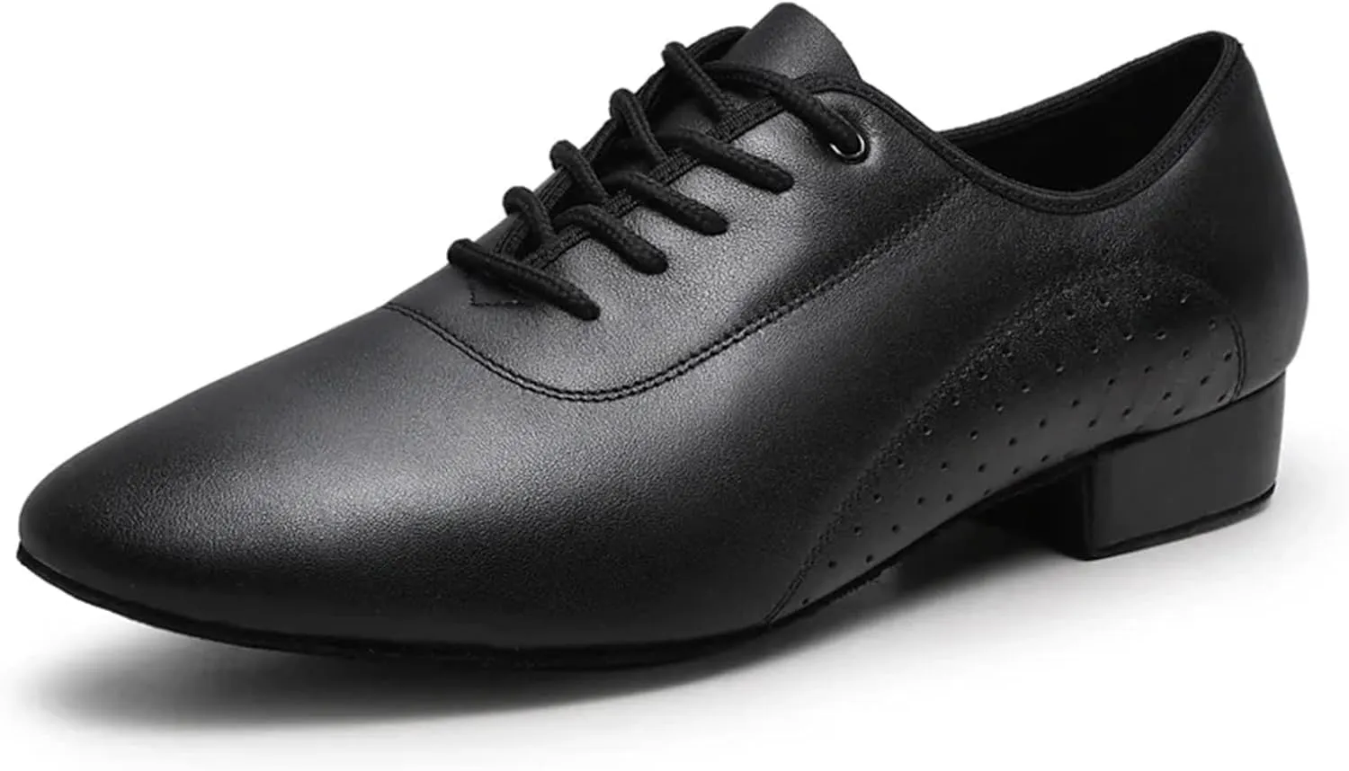Men's Latin Dance Shoes White Black PU Leather Men's Ballroom Dance Shoes Salsa Tango Dance Shoes Latin Dance Shoes Men