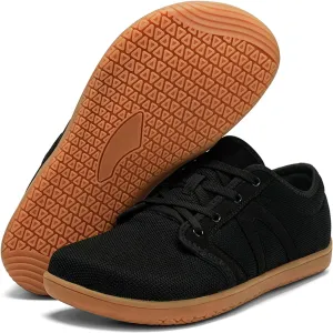 Men's Wide Minimalist Barefoot Shoes Walking Sneakers| Zero Drop Sole