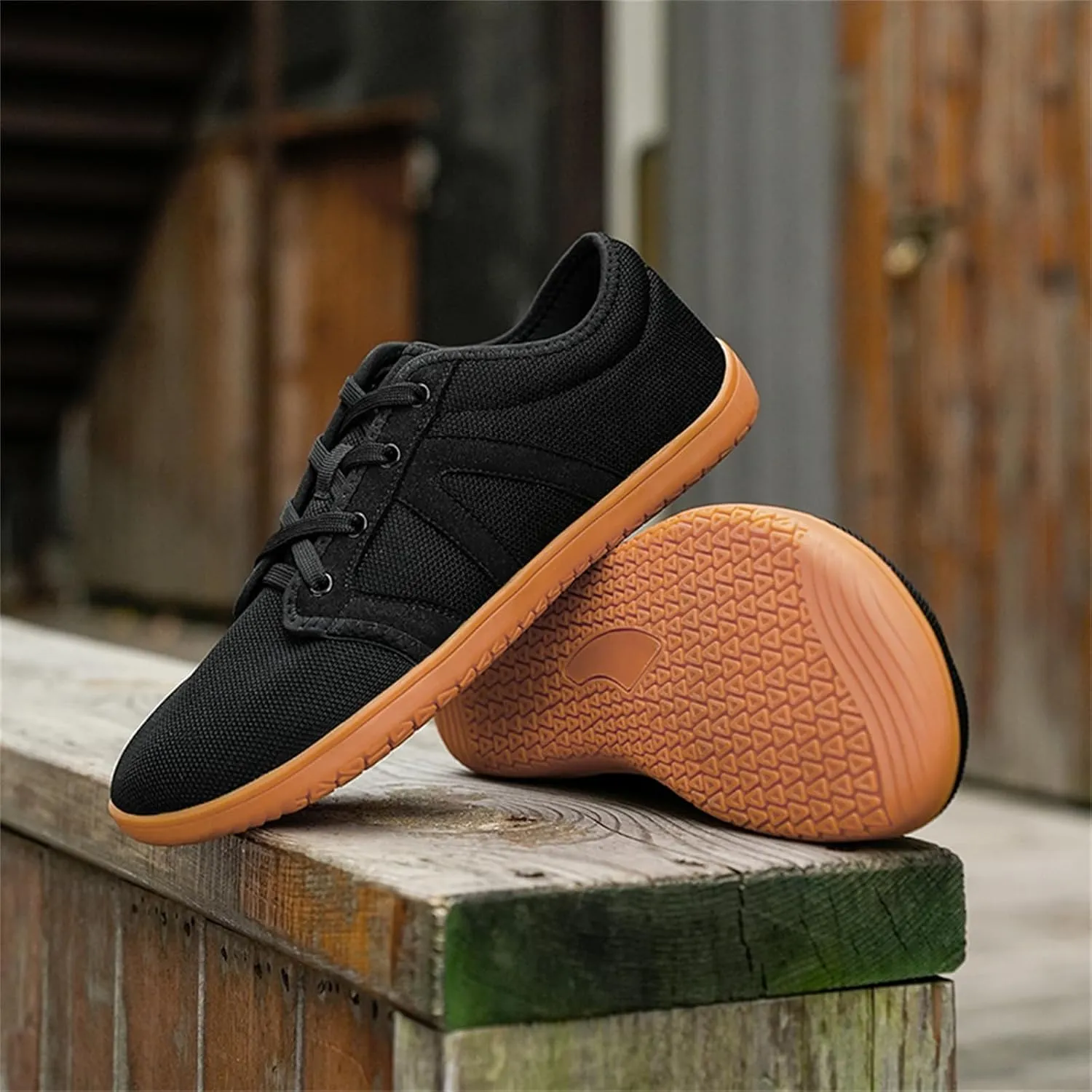 Men's Wide Minimalist Barefoot Shoes Walking Sneakers| Zero Drop Sole