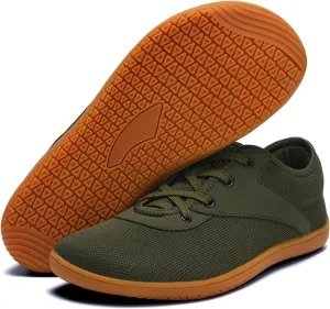 Men's Wide Minimalist Barefoot Shoes Walking Sneakers| Zero Drop Sole