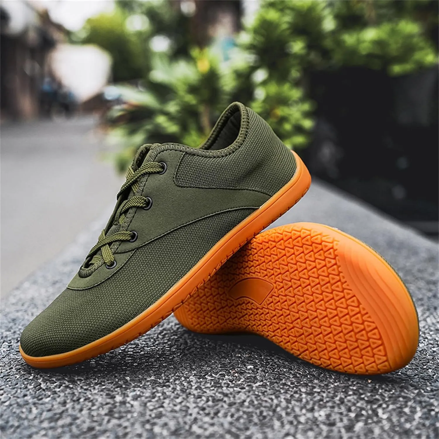 Men's Wide Minimalist Barefoot Shoes Walking Sneakers| Zero Drop Sole