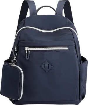 Mini Backpack Purse for Women Convertible Shoulder Bags with Wristlet for Work College Womens Purses Medium Size