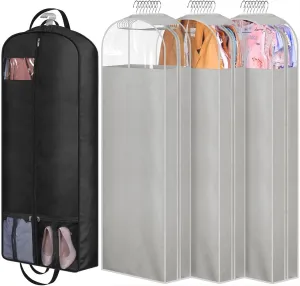 MISSLO 54" Long Garment Bags   10" Gusseted Garment Bags