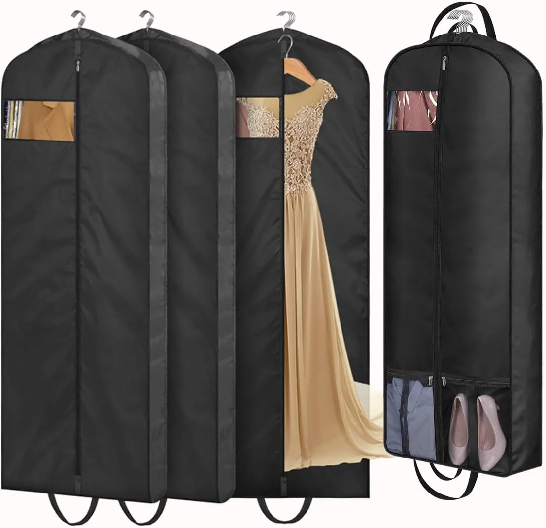 MISSLO 65" Dress Bags Bundle with 60" Garment Bags
