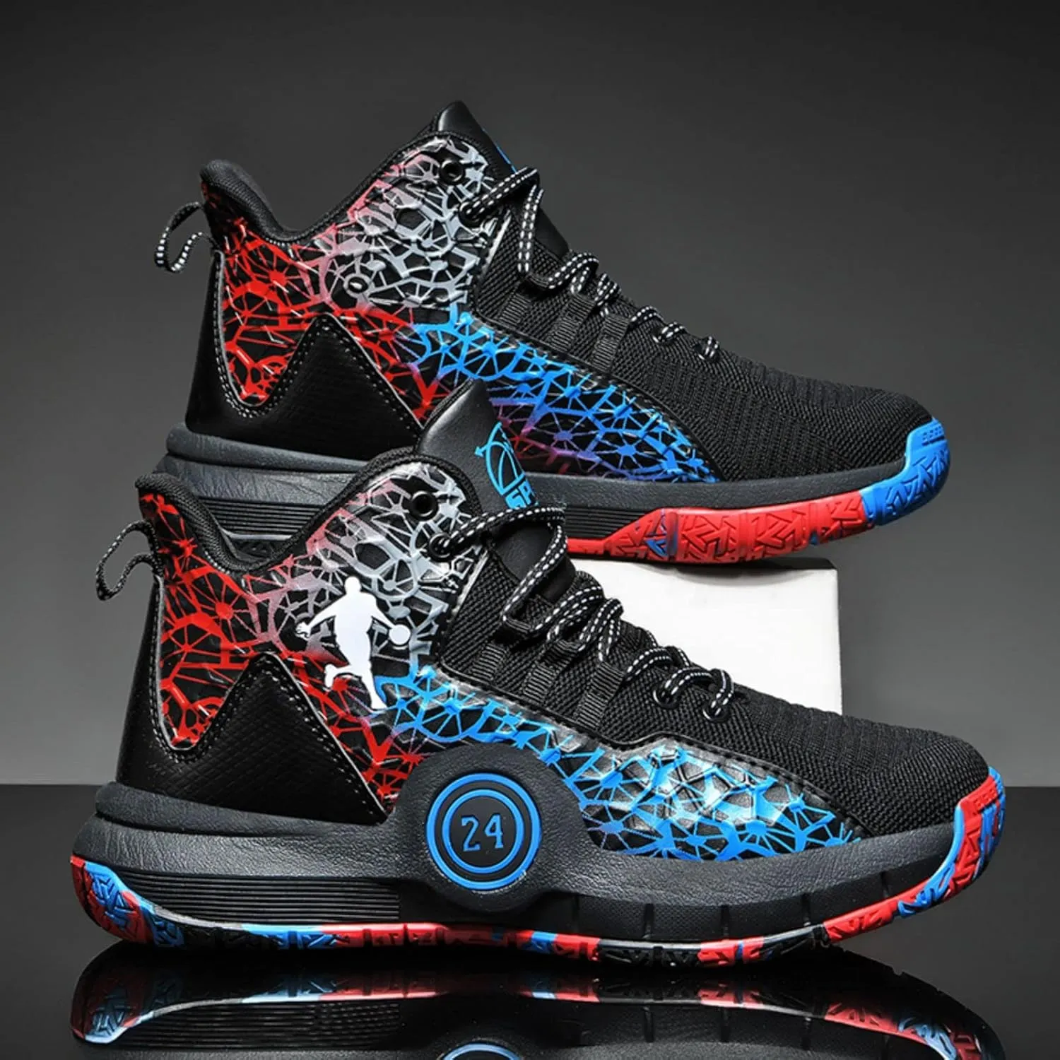 New Flying Woven Fashion Basketball Shoes