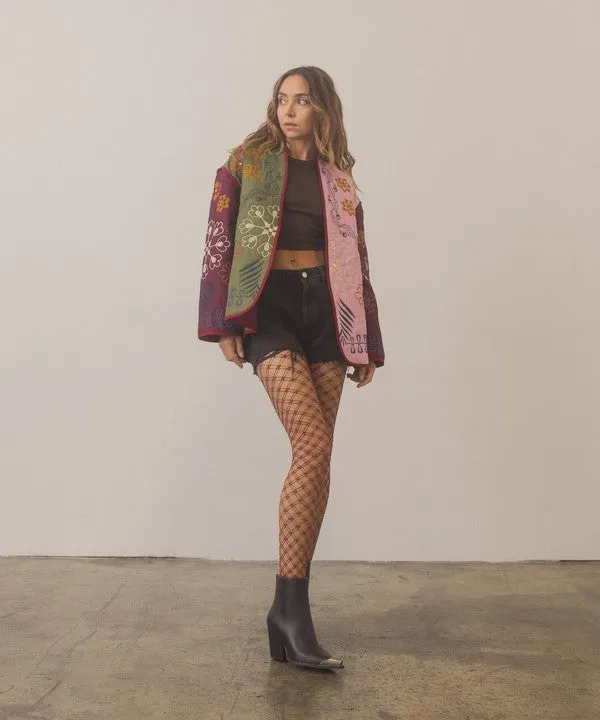 OASIS SOCIETY - Bootie with Etched Metal Toe
