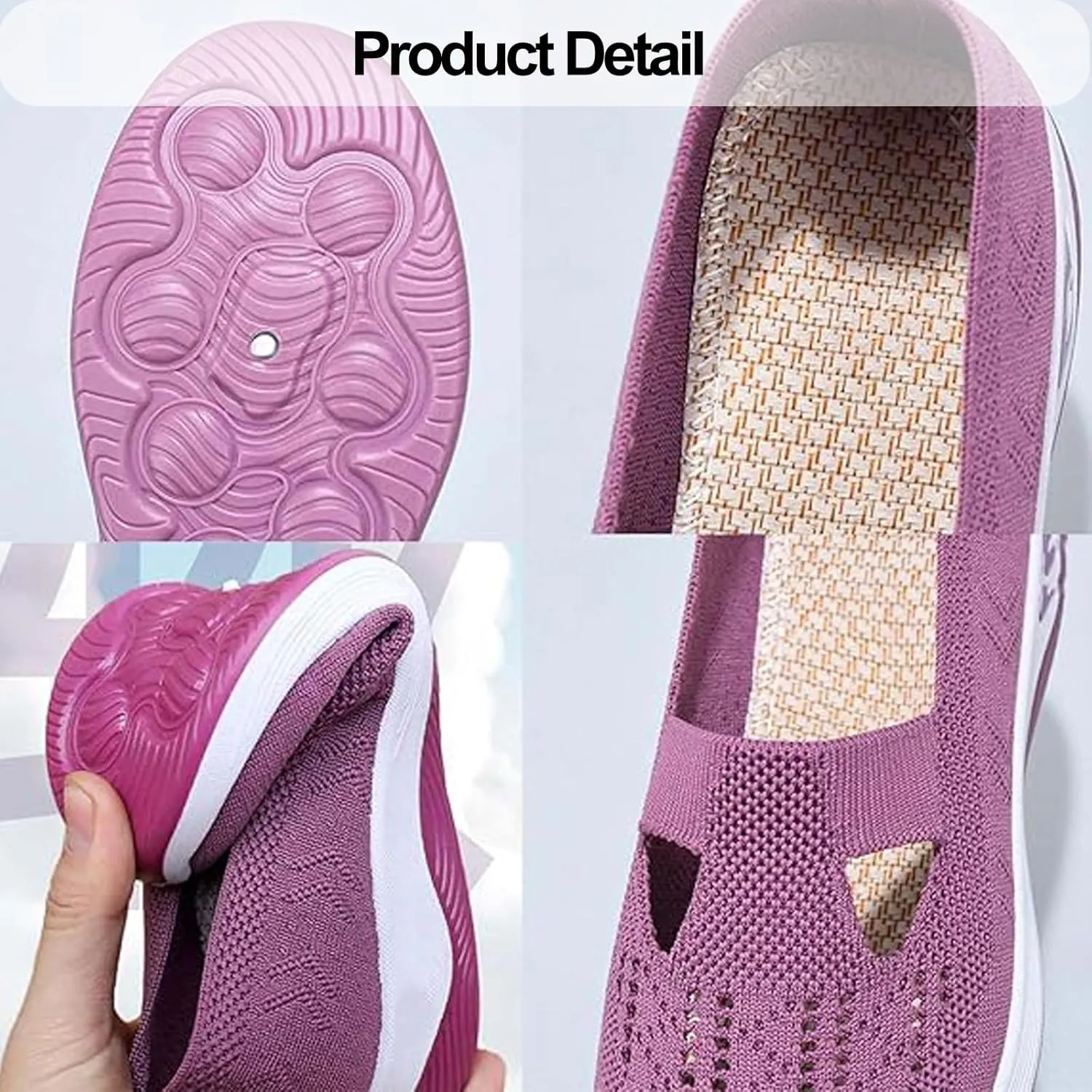 Orthopedic All-Day Comfort Sneakers, Selleren Orthopedic Shoe,Women's Casual Breathable Slip On Orthopaedic Walking Sneakers, Orthopedics Shoes for Women, Nurse Shoes Arch Support Sneakers