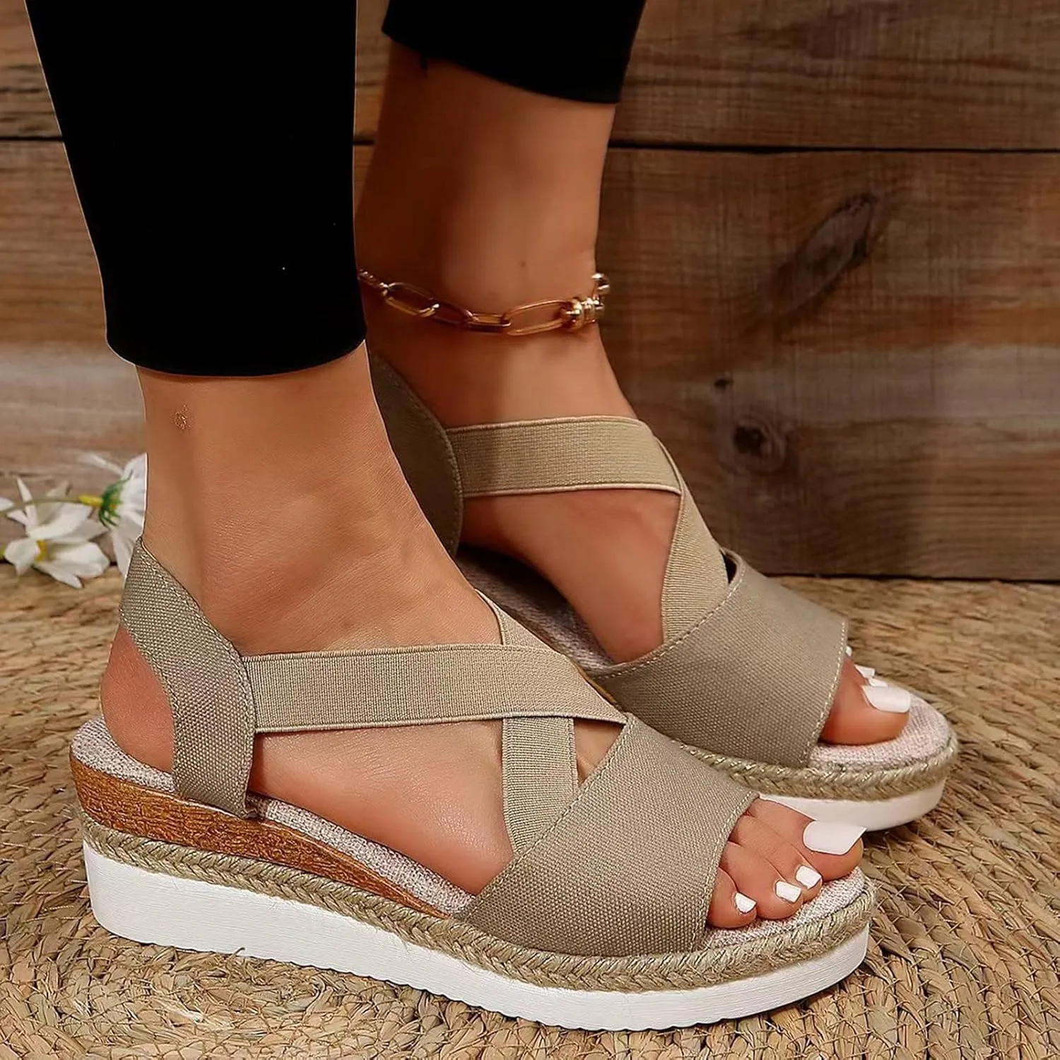 Orthopedic Sandals for Women Dressy Comfortable Wide Width Summer Walking Sandals with Arch Support Orthotic Slides Shoes