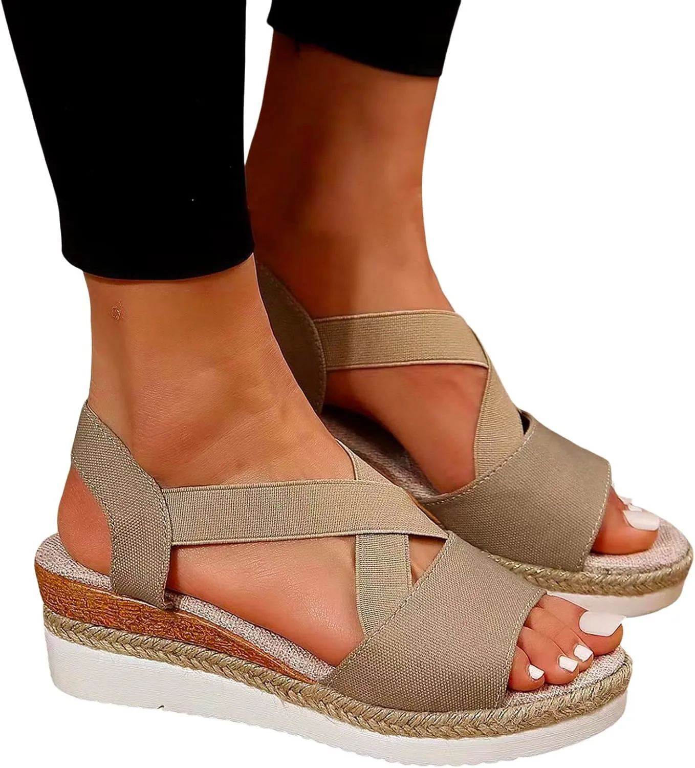 Orthopedic Sandals for Women Dressy Comfortable Wide Width Summer Walking Sandals with Arch Support Orthotic Slides Shoes