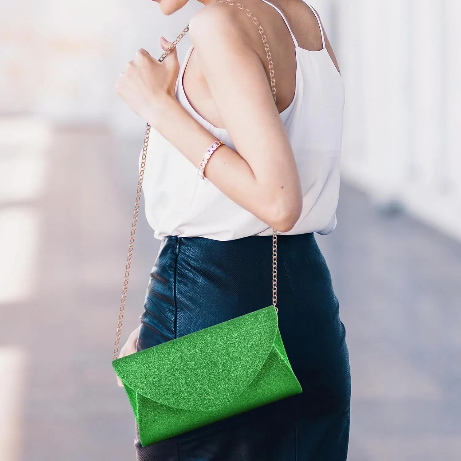 PACETAP Clutch Purses for Women, Handbags with Chain for Women Formal, Evening Bag for Wedding Party Cocktail Prom Dinner