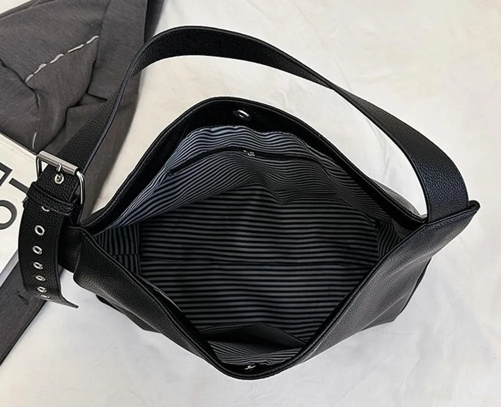 PU Leather Soft Shoulder Bags for Women Slouchy Hobo Purse Crossbody Bag Retro Large Tote Handbags Satchel 2025