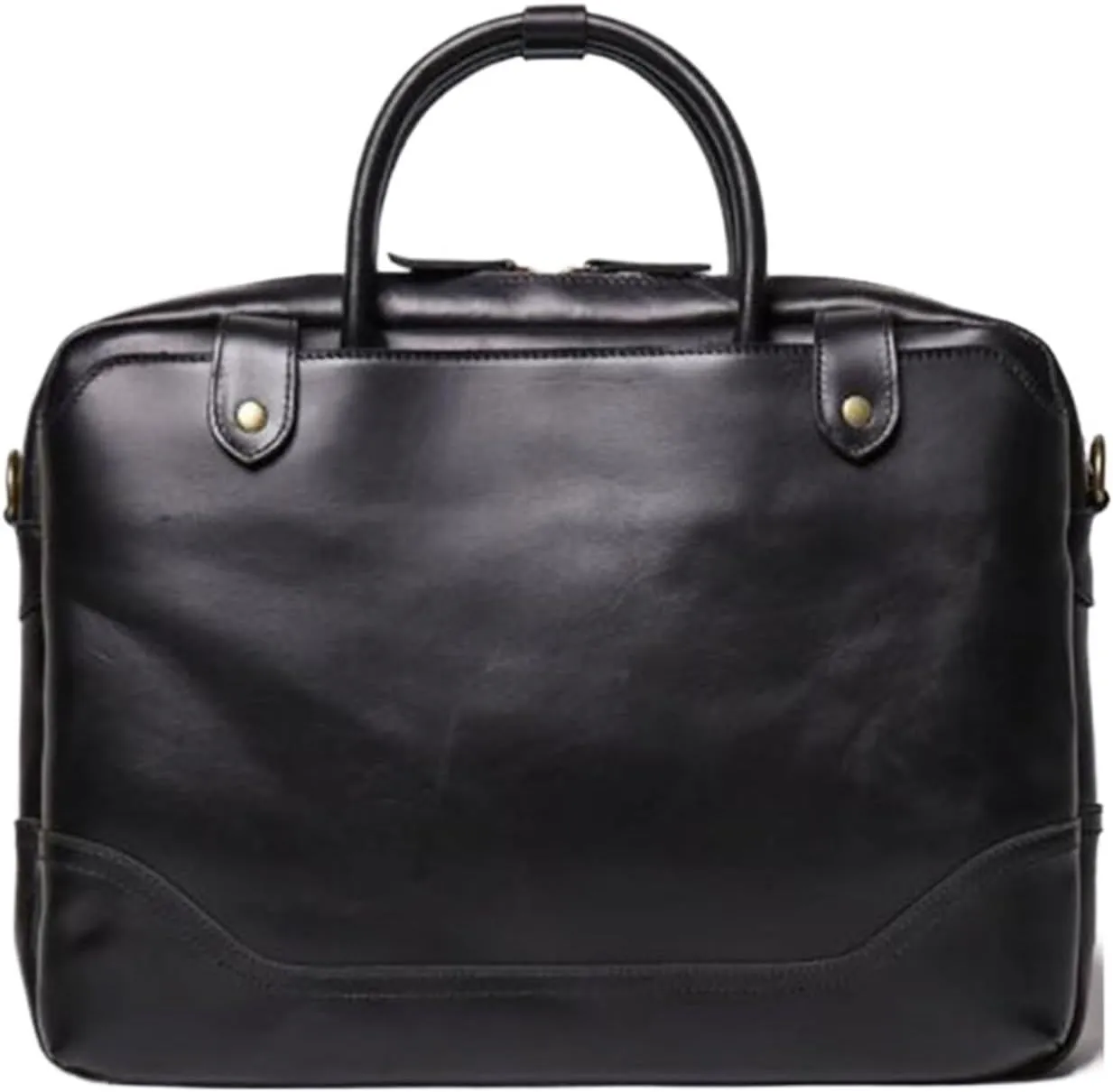 Retro Genuine Leather Laptop Bags Business Briefcases Mens Handbags Crossbody Bags Messenger Shoulder Bags