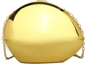 Rungion Womens Acrylic Evening Clutch Irregular Shell Purse Chain Handbag Crossbody Shoulder Bag for Wedding Party 2025
