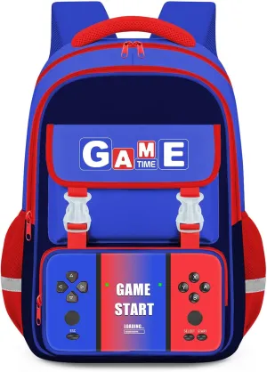 School Backpacks for Boys - Gamer Boys Backpack for Kids Teens, Multifunctional Bookbag for Elementary Middle School Students, 17 Video Game Travel Bag Ages 6-18