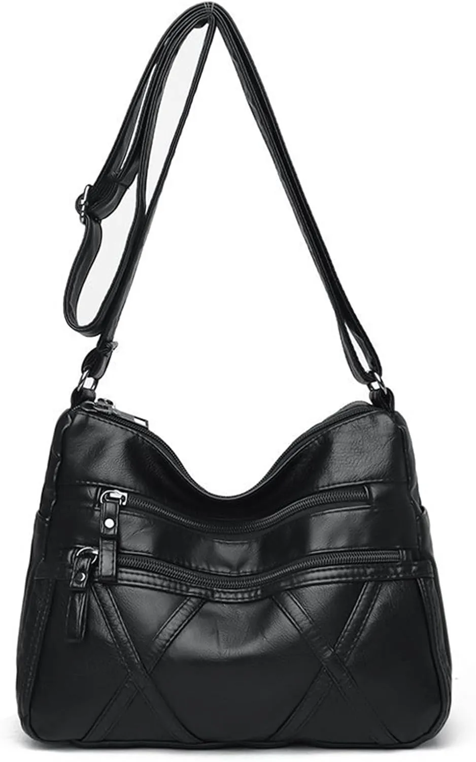 Shoulder Handbag Soft Luxury High-capacity Bags Designer Women's Black Crossbody Bag