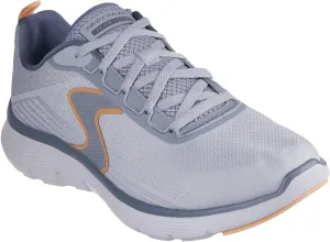 Skechers - Mens Flex Advantage 5.0 - Spreelo Sneakers, Color Gray/Orange, Size: 11 W US