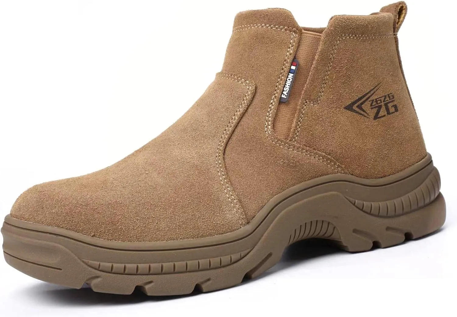 Steel Toe Shoes for Men Waterproof Lightweight Welding Shoes Safety Shoes Slip-on Puncture Proof Work Boots