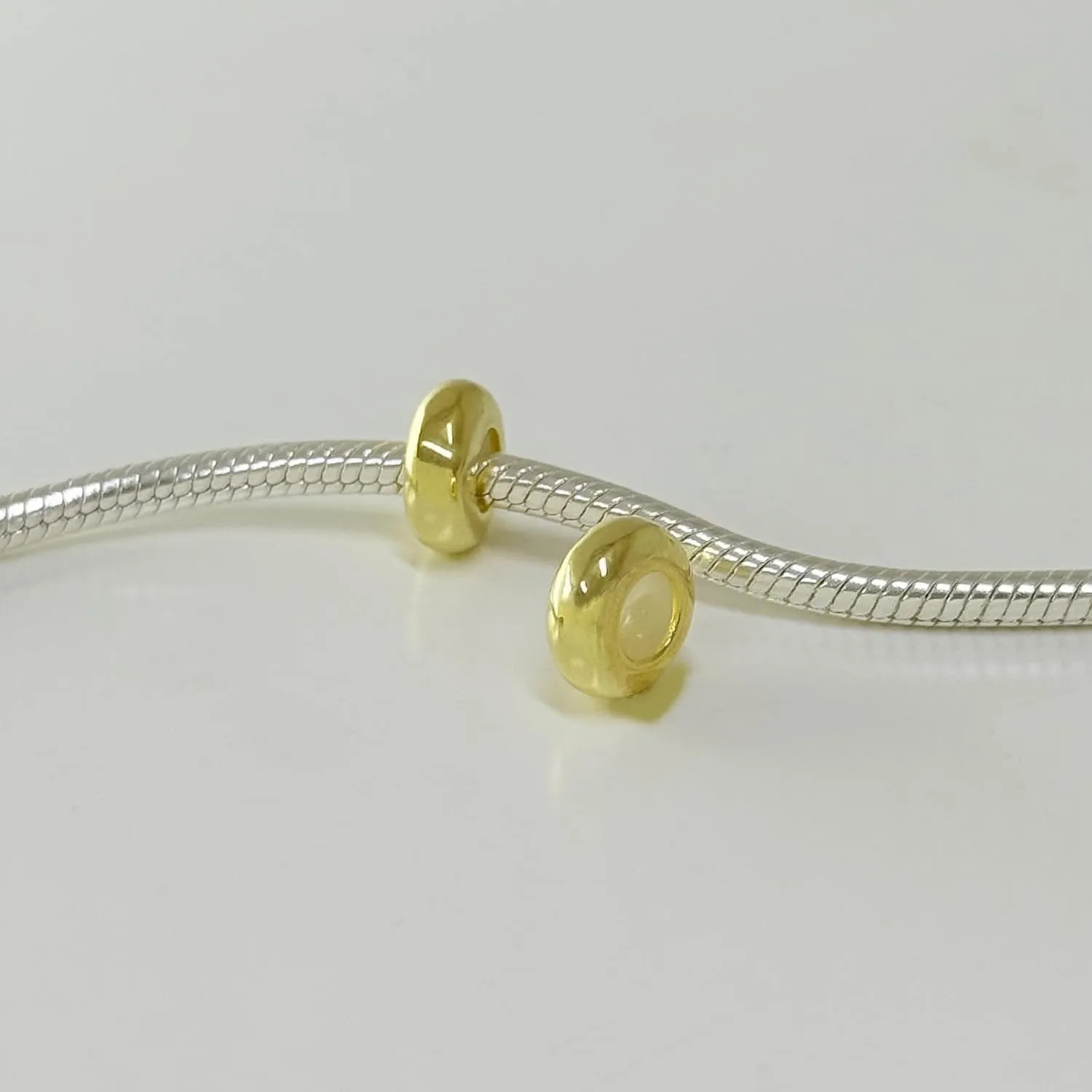 Stopper Beads for Bracelets 925 Sterling Silver