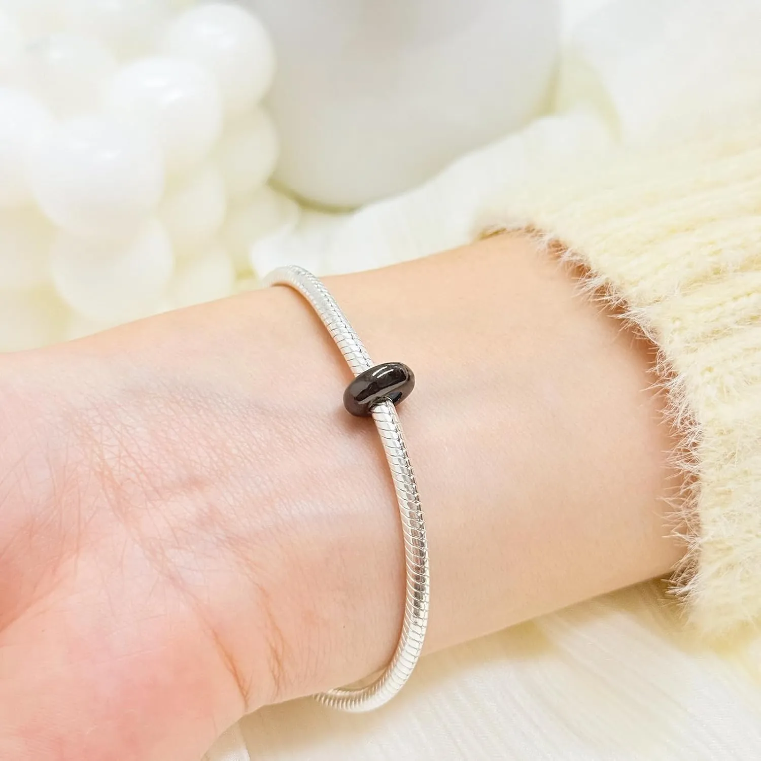 Stopper Beads for Bracelets 925 Sterling Silver