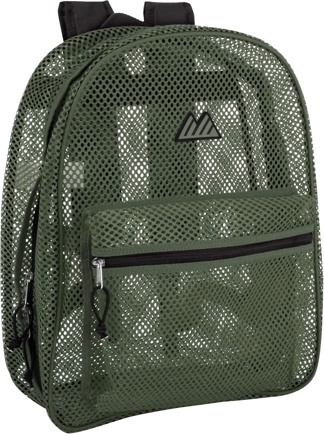 Summit Ridge Mesh Backpacks for Kids, Adults, School, Beach, and Travel, Colorful Transparent Mesh Backpacks with Padded Straps Large