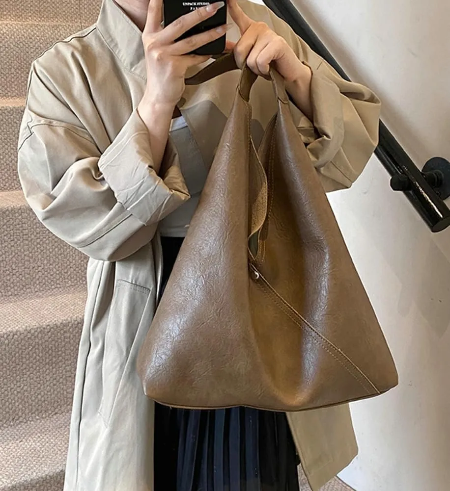 Tote Bag for Women Vegan Leather Top Handle Bag Shoulder Bags Satchel and Purse Bag Soft Handbag Dating Work Shopping