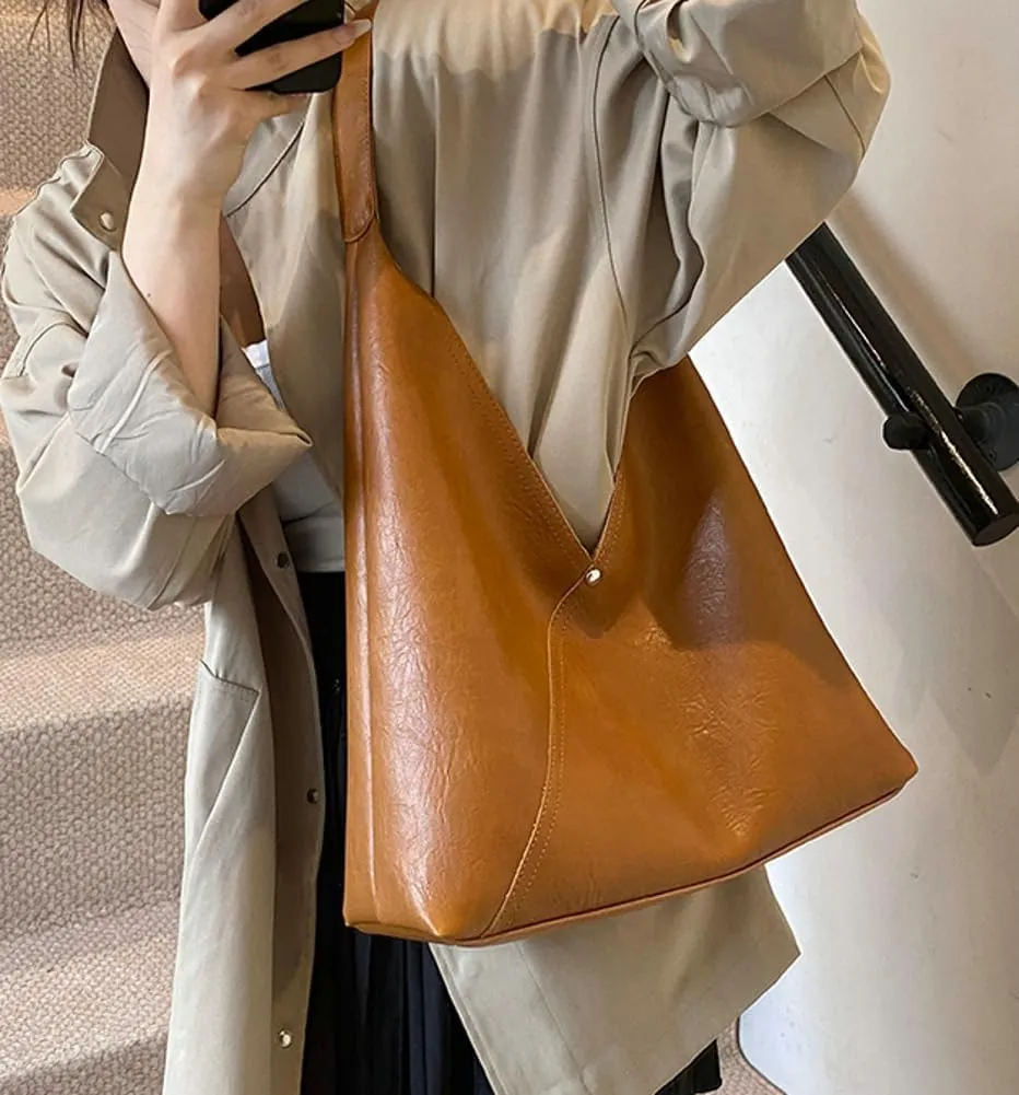 Tote Bag for Women Vegan Leather Top Handle Bag Shoulder Bags Satchel and Purse Bag Soft Handbag Dating Work Shopping