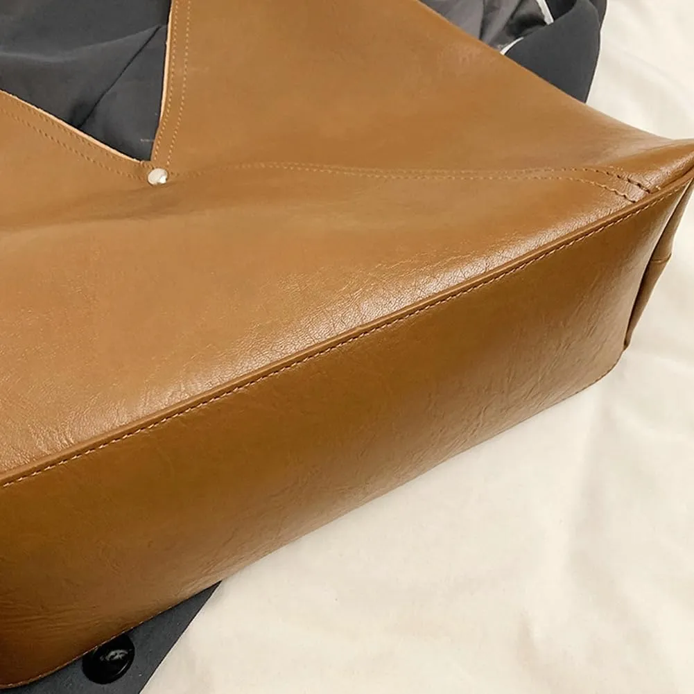 Tote Bag for Women Vegan Leather Top Handle Bag Shoulder Bags Satchel and Purse Bag Soft Handbag Dating Work Shopping
