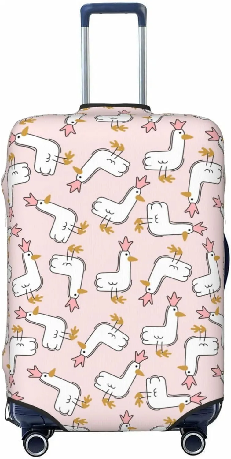 Travel Luggage Cover - Goose Queen Washable Suitcase Covers Protector Fits 18-32 Inch Luggage