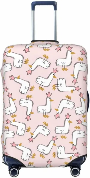 Travel Luggage Cover - Goose Queen Washable Suitcase Covers Protector Fits 18-32 Inch Luggage