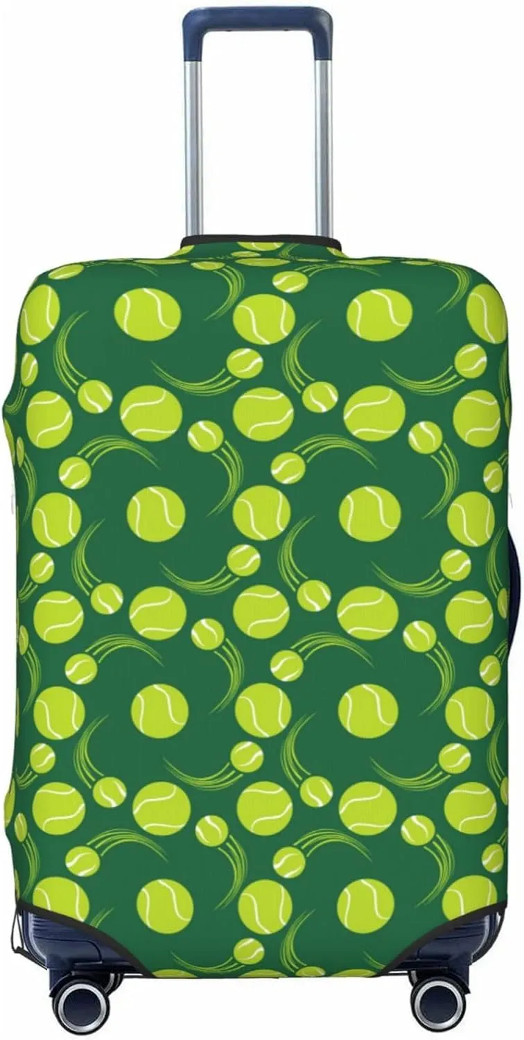 Travel Luggage Cover - Tennis Balls Washable Suitcase Covers Protector Fits 18-32 Inch Luggage