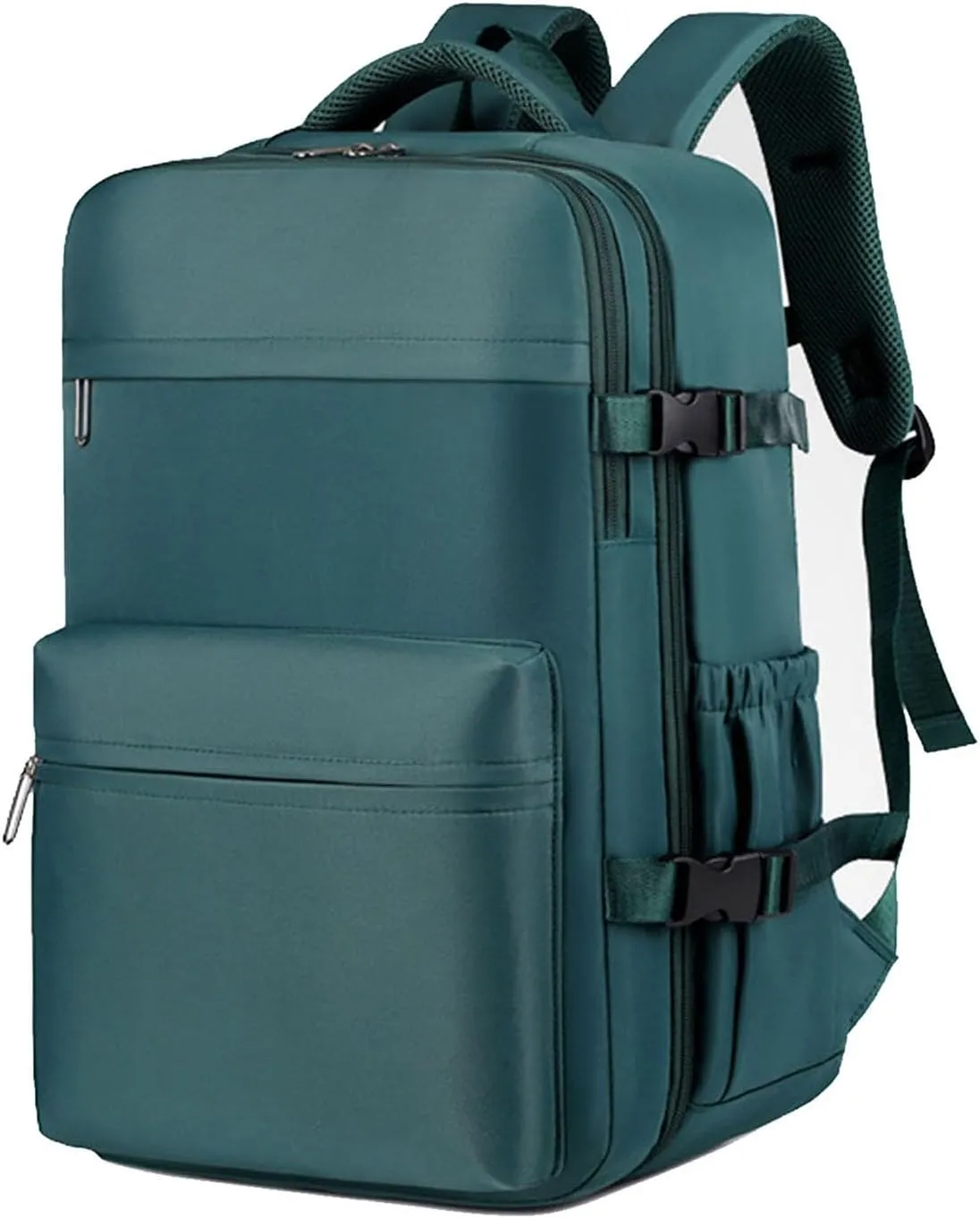 Vacuum Backpack With Pump,28L,with Vacuum Compression,Detachable Airbag,Water Resistant Travel Backpack for Women & Men (Peacock blue)