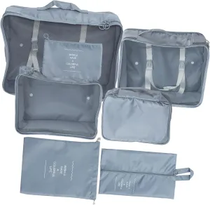 VALICLUD Travel Packing Cubes Set 7pcs Luggage Organizers Pouches Suitcase Accessories for and Outdoor Activities
