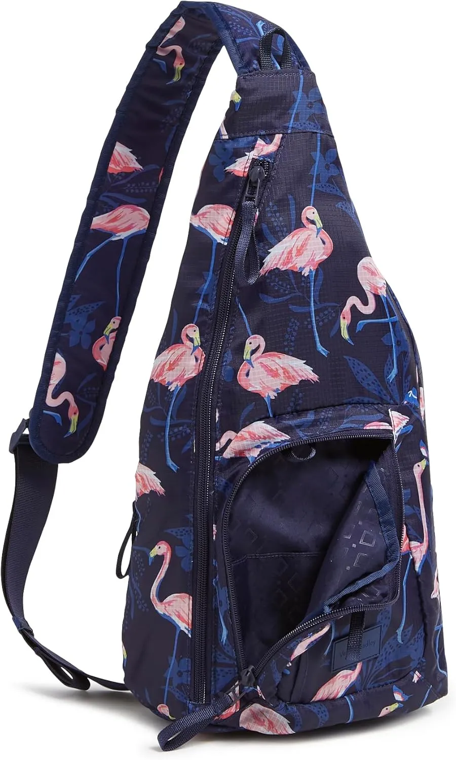 Vera Bradley Ripstop Sling Backpack, Flamingo Party