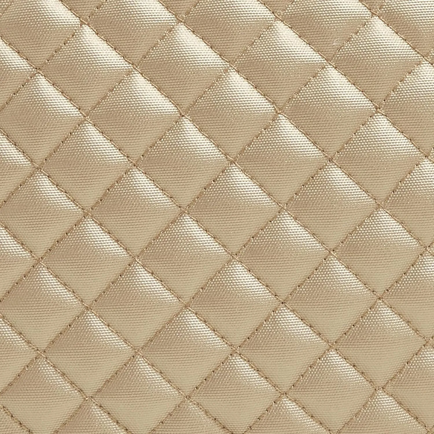 Vera Bradley Women's Cotton Small Backpack, Champagne Gold Pearl, One Size