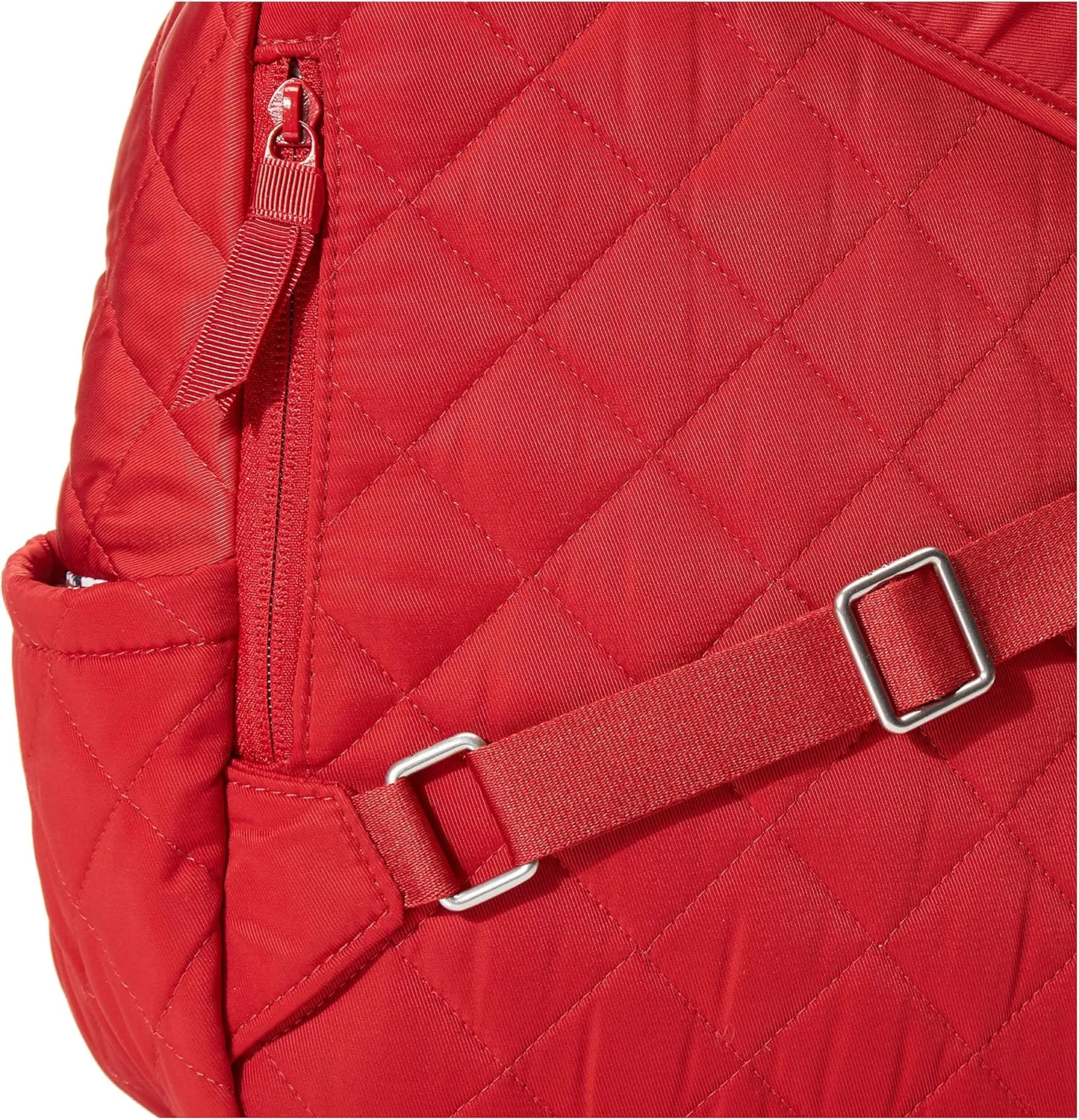 Vera Bradley Women's Performance Twill Small Backpack, Cardinal Red, One Size