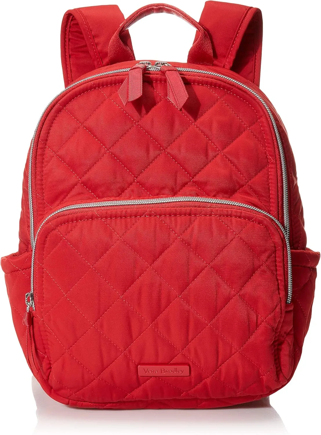 Vera Bradley Women's Performance Twill Small Backpack, Cardinal Red, One Size