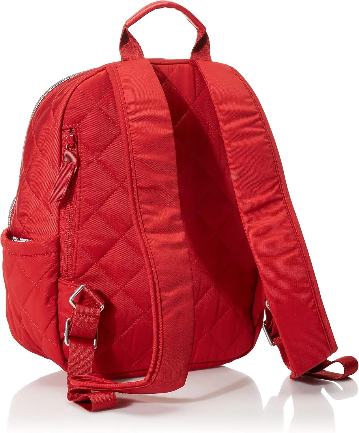Vera Bradley Women's Performance Twill Small Backpack, Cardinal Red, One Size