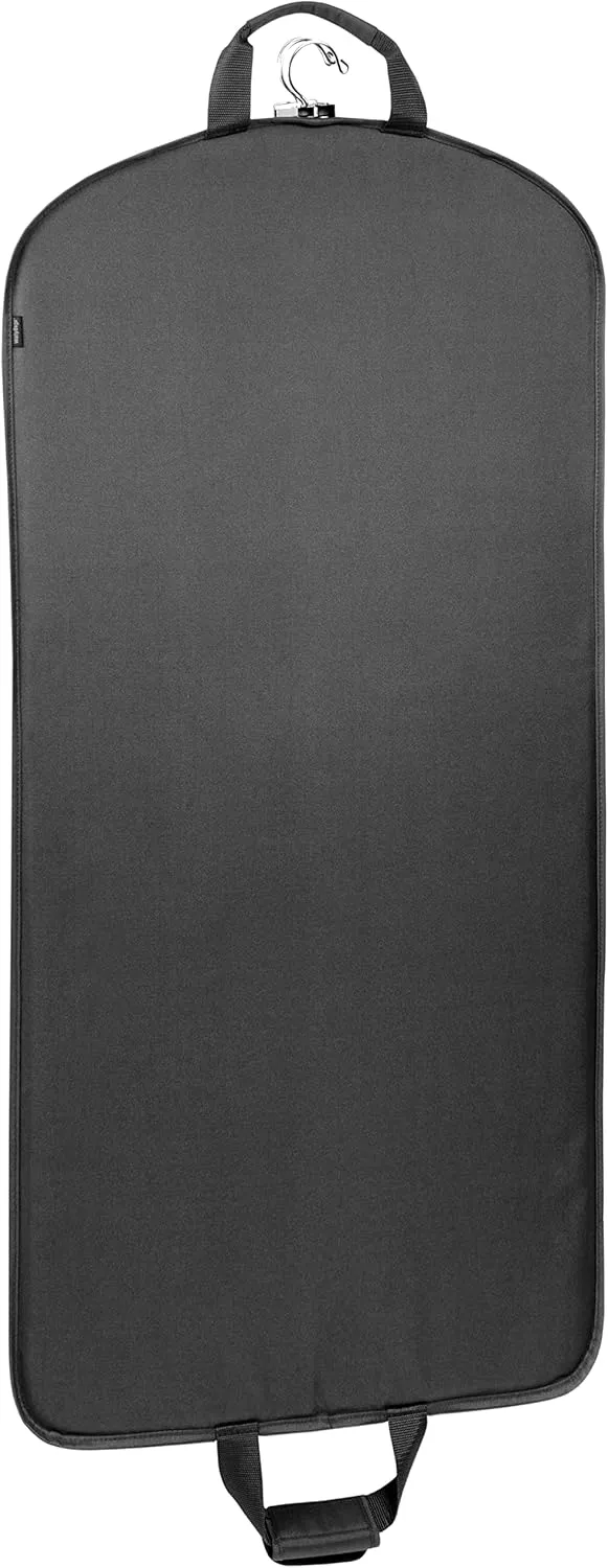 WallyBags 52-inch Deluxe Garment Cover with Handles, Black Floral