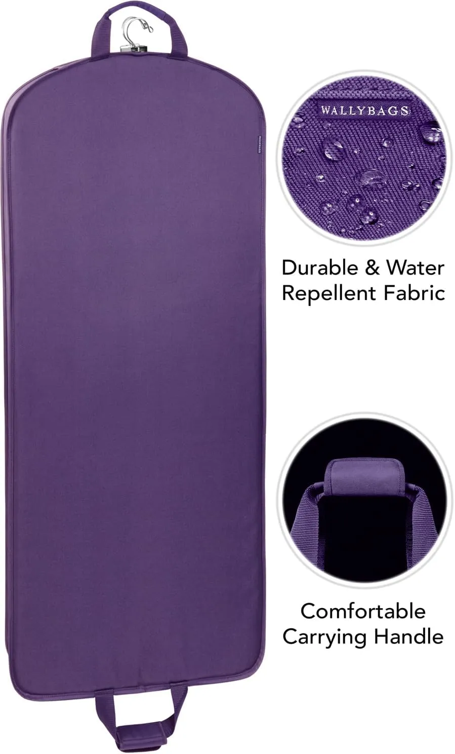 WallyBags 60 Deluxe Travel Garment Bag