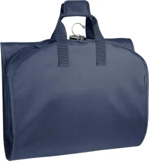 WallyBags 60 Premium Tri-Fold Travel Garment Bag with exterior pocket