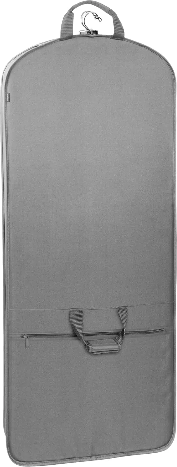 WallyBags 60 Premium Tri-Fold Travel Garment Bag with exterior pocket