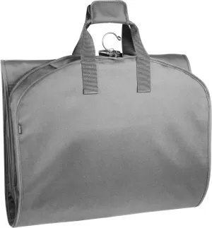 WallyBags 60 Premium Tri-Fold Travel Garment Bag with exterior pocket