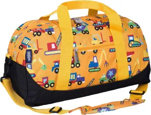 Wildkin Kids Overnighter Duffel Bag  Carry-On Size, Ideal for School & Sleepovers  Under Construction