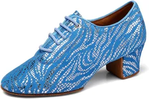 Women Latin Dance Shoes Ballroom Lace-up Practice Social Dance Modern Salsa Dancing Shoes