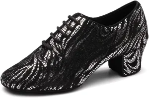 Women Latin Dance Shoes Ballroom Lace-up Practice Social Dance Modern Salsa Dancing Shoes