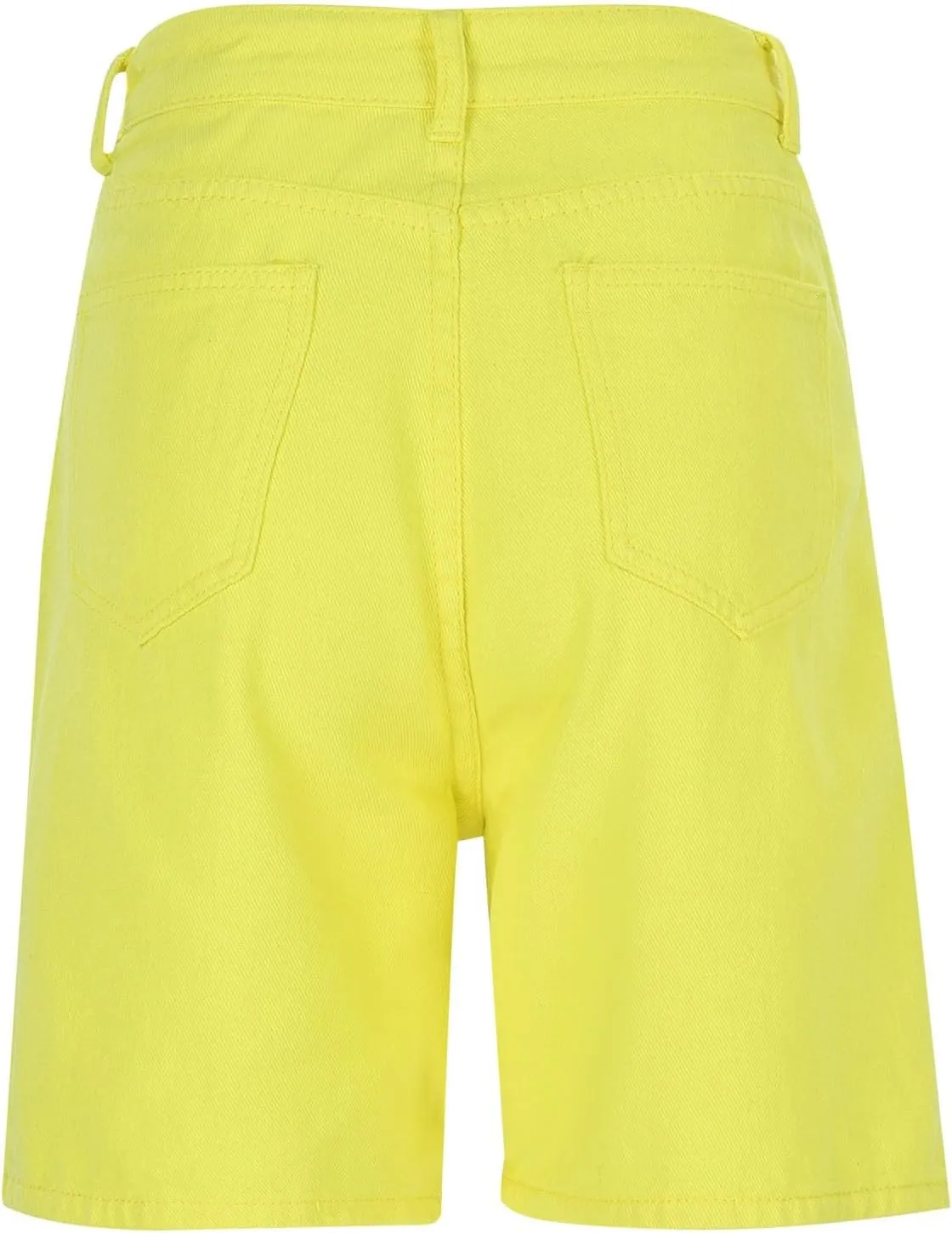 Womens Bermuda Denim Jean Jorts Casual Classic Fit High Waisted Cargo Shorts Lightweight Button Shorts with Pockets